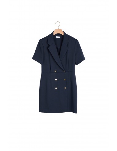 Robe tailleur à boutonnage croisé ou a consommer sur place