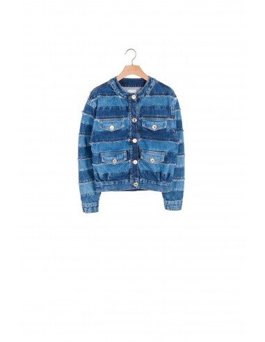 Blouson en jean court oversize sur le site 