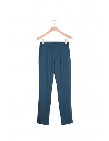 Pantalon droit en laine vierge pas cher 